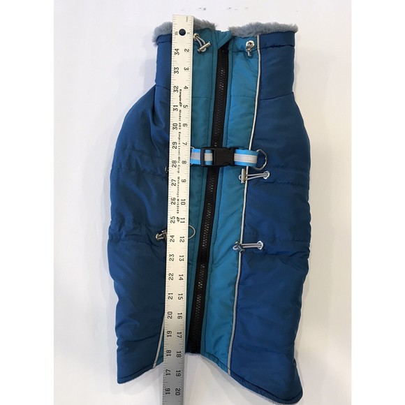 Dog Waterproof Jacket With Soft Padded Blanket Lining Size M. - Picture 3 of 13